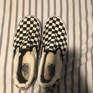 Like new checkered vans!